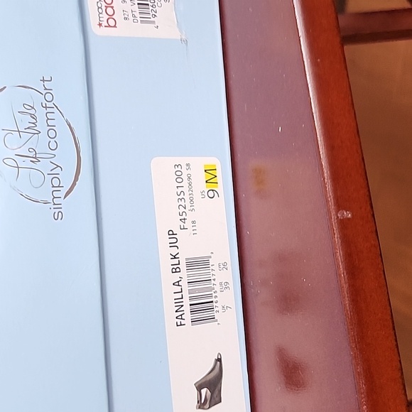 LifeStride Fanilla Black Wedge Sandals | Women’s Size 9 | Comfortable Slip-Ons - Picture 7 of 7